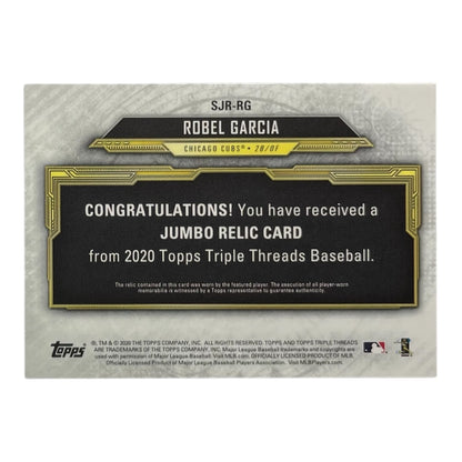 TOPPS MLBカード TRIPLE THREADS ROBEL GARCIA CHICAGO CUBS /27 #SJR-RG 中古 IT2