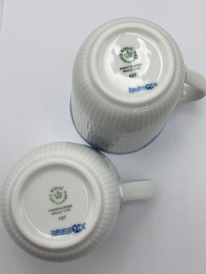 Royal Copenhagen ロイヤルコペンハーゲン プリンセス マグ ペア 350ml 中古 D4