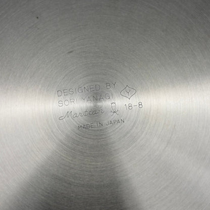 佐藤商事株式会社 柳宗理 ステンレス 両手鍋 浅型 22cm 調理器具 鍋 キッチン用品 直火 中古 W1