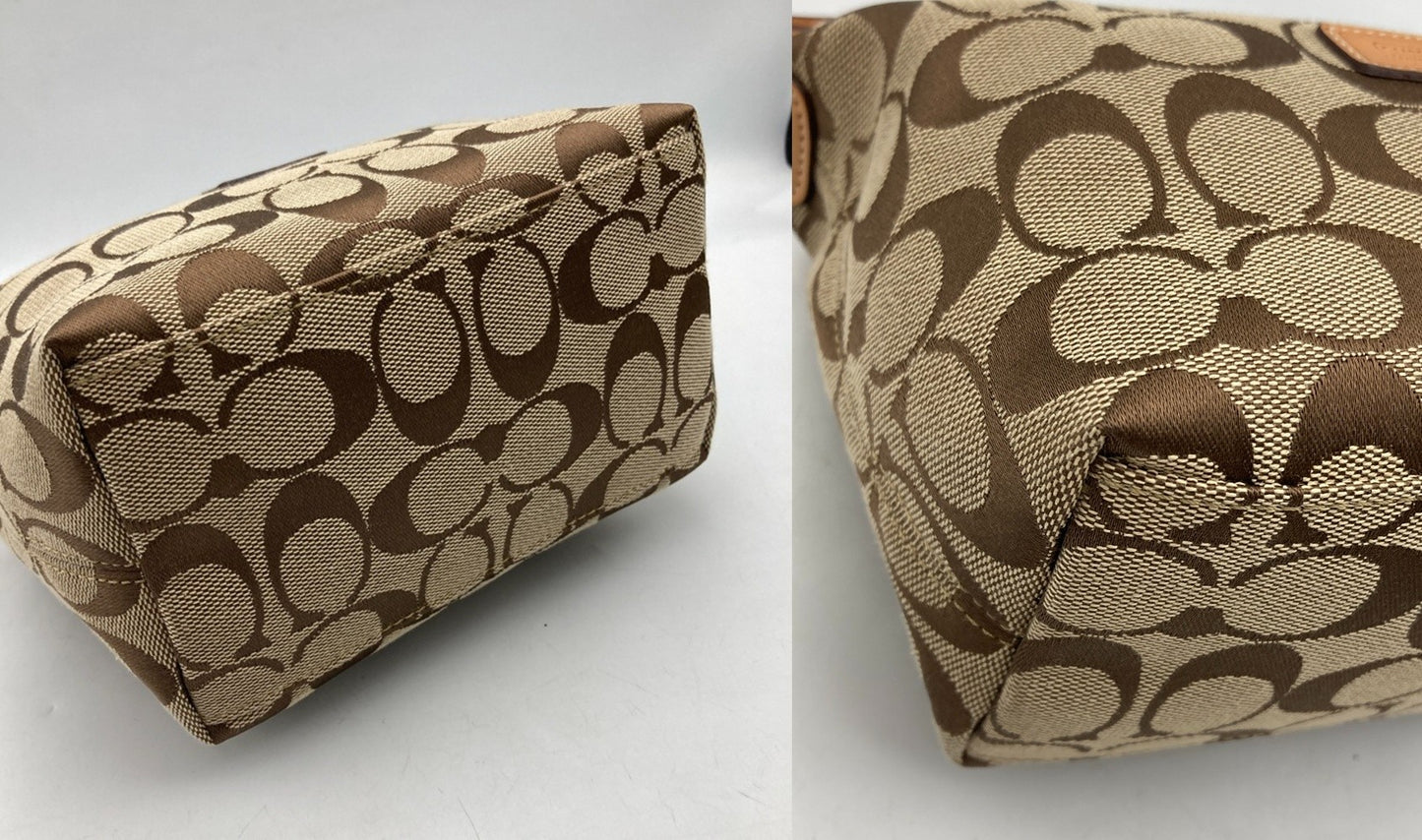 COACH コーチ シグネチャー ハンドバッグ/アクセサリーポーチ 中古 D4