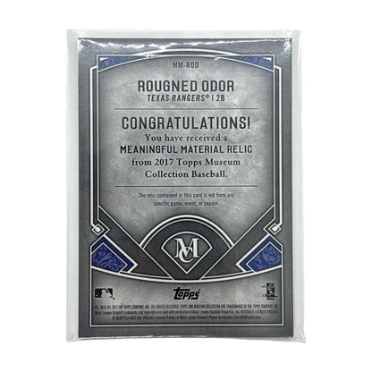 TOPPS MLBカード MUSEUM COLLECTION ROUGNED ODOR TEXAS RANGERS 31/50 #MM-ROD 中古 IT1