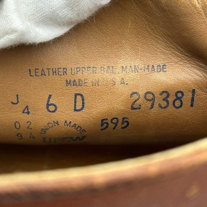 RED WING レッドウイング ブーツ 595 チャッカブーツ US6 (約24.0cm) 靴 シューズ レディース メンズ レザー メンズ 中古 W1