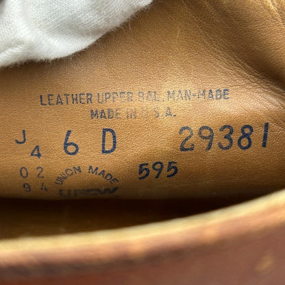 RED WING レッドウイング ブーツ 595 チャッカブーツ US6 (約24.0cm) 靴 シューズ レディース メンズ レザー メンズ 中古 W1