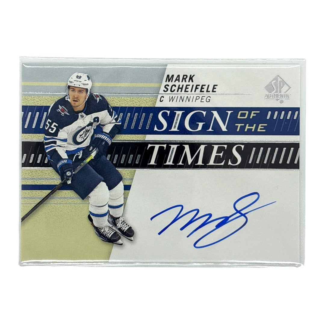 UPPER DECK NHLカード SP AUTHENTIC MARK SCHEIFELE WINNIPEG JETS #SOTT-SM 中古 IT1