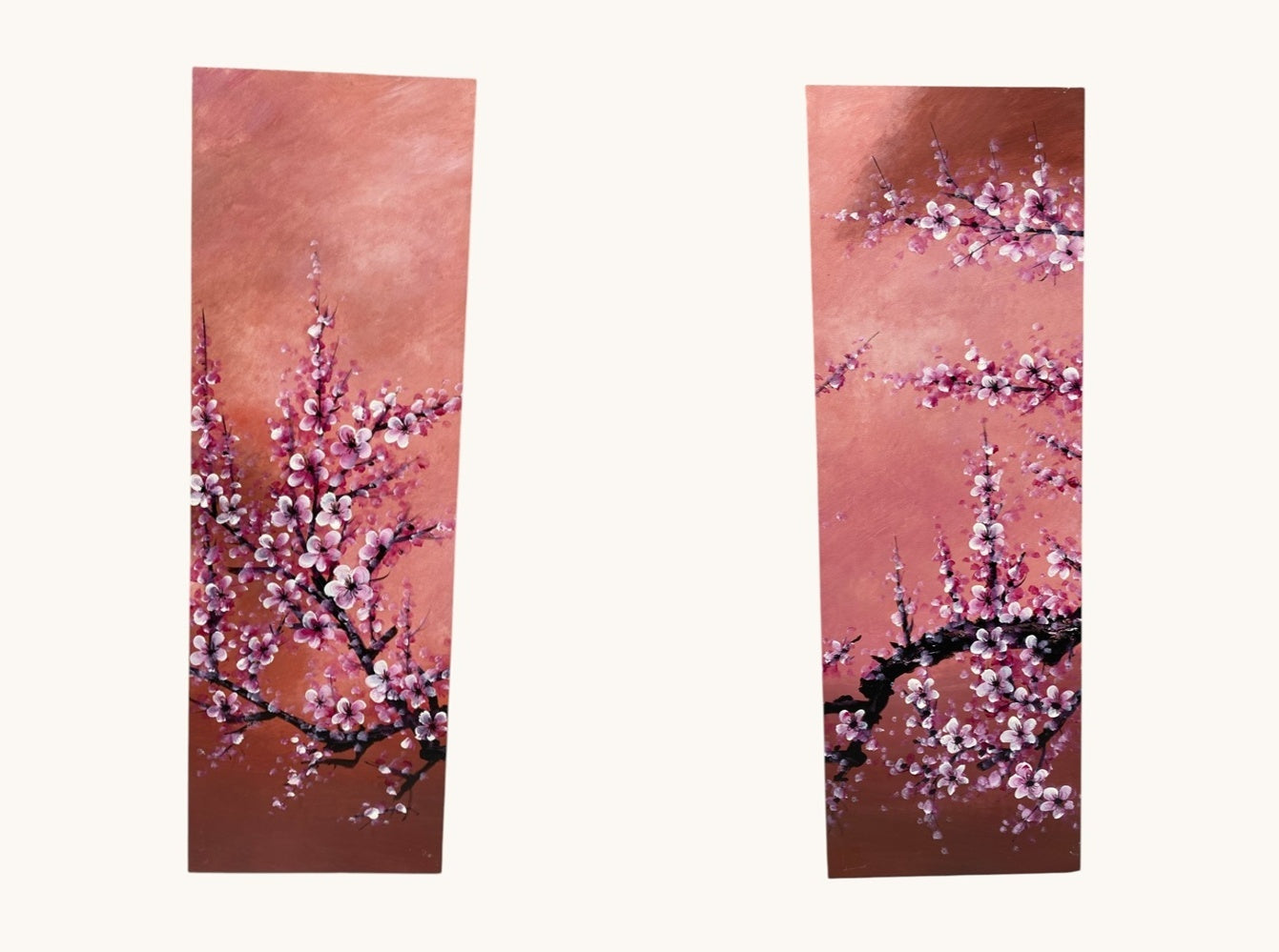 アートパネル 桜 5枚組 中古 D4
