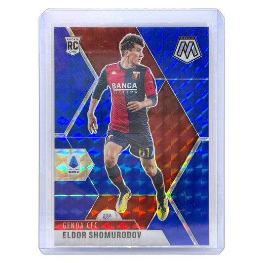 PANINI サッカーカード MOSAIC SERIE A PRIZM ELDOR SHOMURODOV GENOA /99 #50 中古 IT1