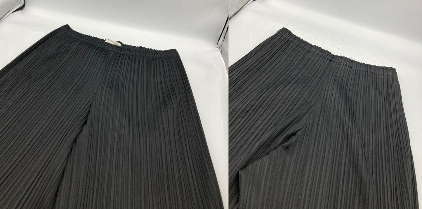 PLEATS PLEASE プリーツプリーズ イッセイミヤケ フレアパンツ サイズ3 レディース 中古 D4