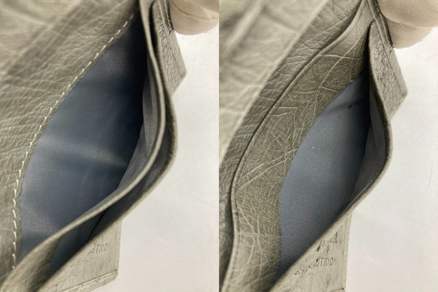 RODANIA ロダニア オーストリッチ 名刺入れ 中古 D4