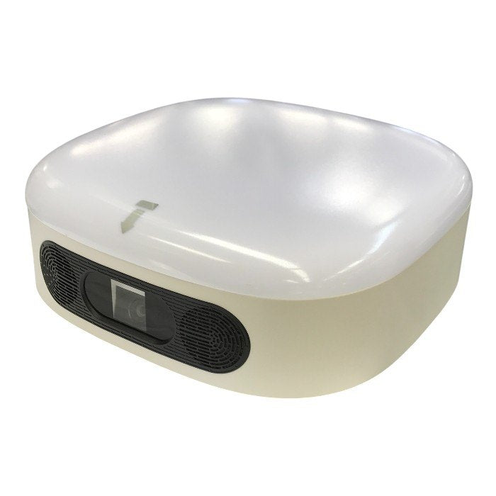 DMM.make CINEMA LIGHT プロジェクター内蔵 LEDシーリングライト ホワイト 12畳まで シネマライト 調光 調色 スピーカー DSK-LGT1 中古 T1