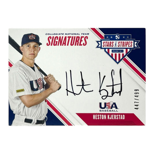 PANINI MLBカード USA BASEBALL STARS & STRIPES HESTON KJERSTAD /499 #CNTHK 中古 IT2