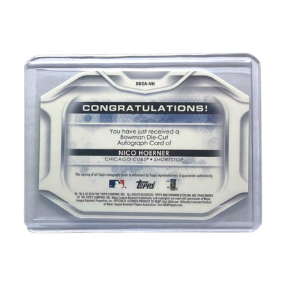 TOPPS MLBカード BOWMAN STERLING NICO HOERNER CHICAGO CUBS /99 #BDCA-NH 中古 IT2