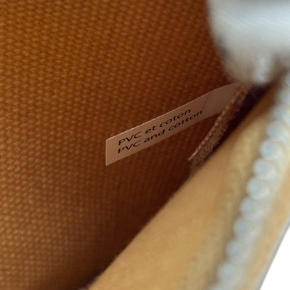 FONDATION LOUIS VUITTON フォンダシオン ルイヴィトン ポーチ 小物入れ キャンバス地 小さい ミニ 中古 W４