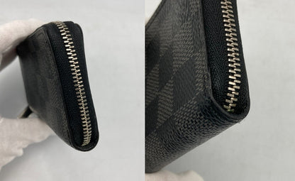 LOUIS VUITTON ルイヴィトン ジッピーコインパース ダミエ グラフィット N63076 中古 D4