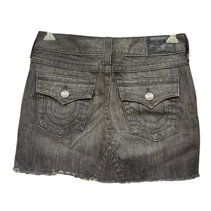 TRUE RELIGION トゥルーレリジョン デニム ミニスカート 26 レディース スカート ボトムス y2k 平成レトロ 中古 W４