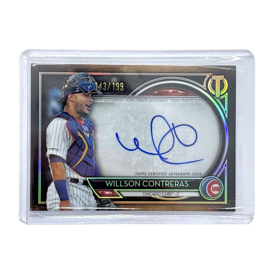 TOPPS MLBカード TRIBUTE WILLSON CONTRERAS CHICAGO CUBS 143/199 #TA-WC 中古 IT1