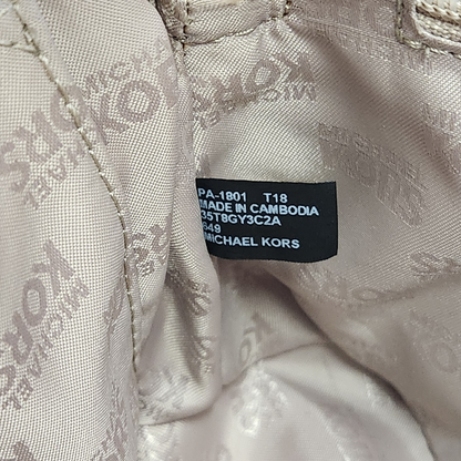 MICHAEL KORS マイケルコース ショルダーバッグ レディース エナメル 無地 斜め掛け ゴールドチェーン ピンク 35T8GY3C2A 中古 T1