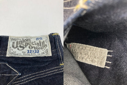 FREEWHEELERS フリーホイーラーズ デリックマンオーバーオールズ ワークパンツ サイズ32×32 メンズ 中古 D4