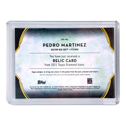 TOPPS MLBカード DIAMOND ICONS PEDRO MARTINEZ BOSTON RED SOX /10 #SPR-PM 中古 IT1