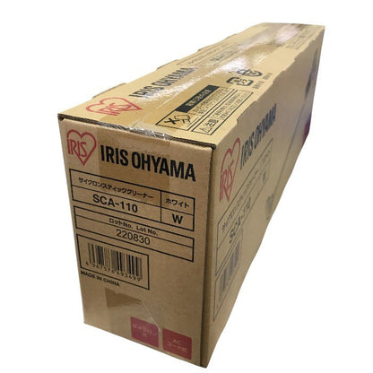 アイリスオーヤマ 掃除機 サイクロン スティッククリーナー SCA-110-W ホワイト 中古 Y1