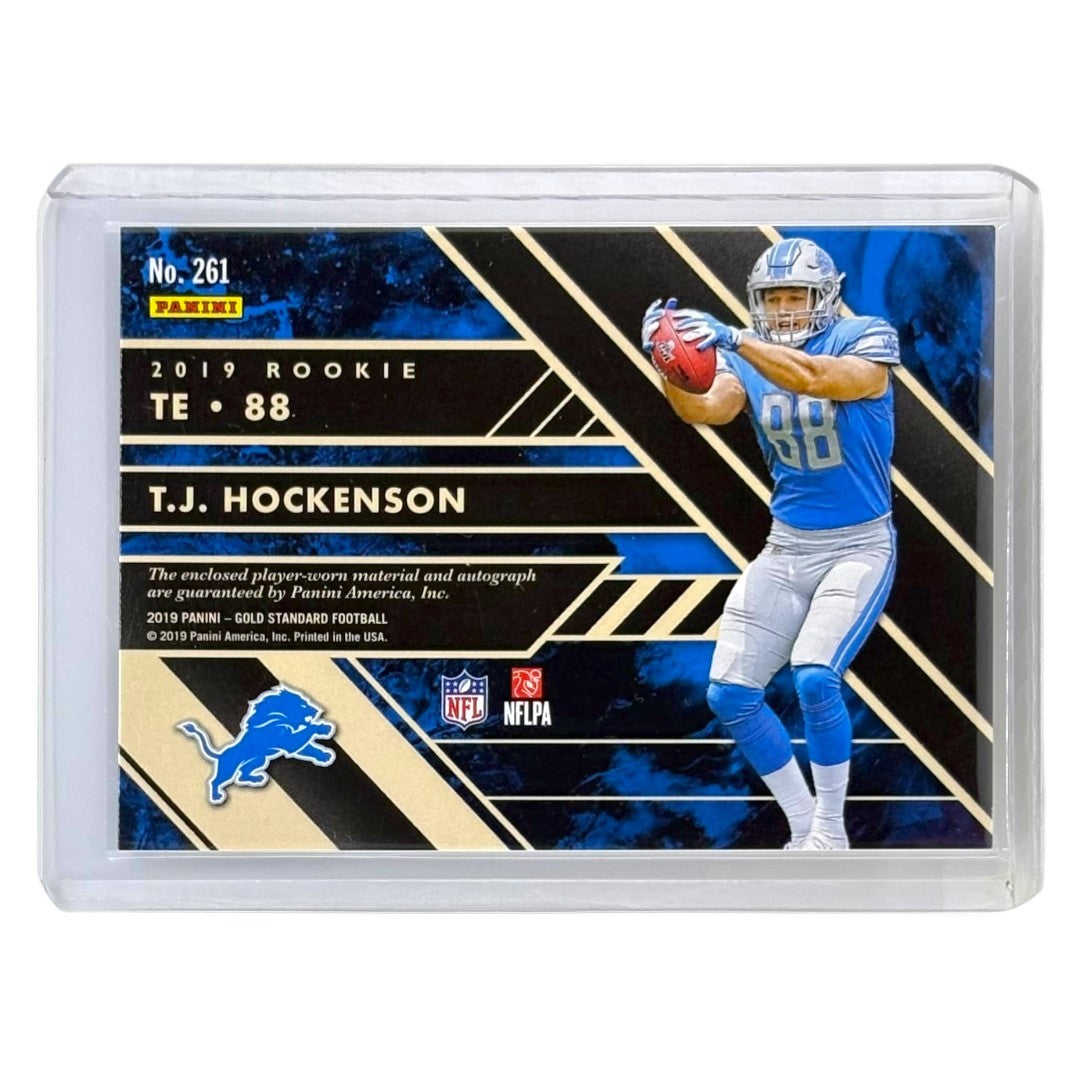 PANINI NFLカード GOLD STANDARD T.J. HOCKENSON DETROIT LIONS /75 #261 中古 IT1