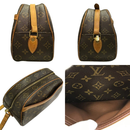 LOUIS VUITTON ルイヴィトン モノグラム ブロワ ショルダーバッグ レディース 斜め掛け 丸型 コンパクト ブラウン M51221 中古 T1