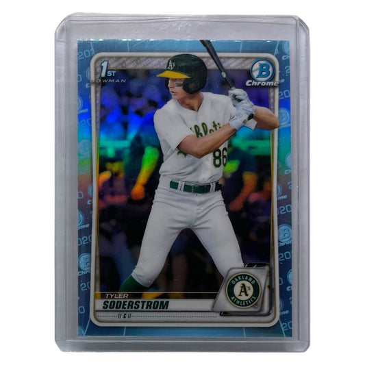 TOPPS MLBカード BOWMAN CHROME 1ST TYLER SODERSTROM DANLANO OAKLAND ATHLETICS #BD-119 中古 IT2