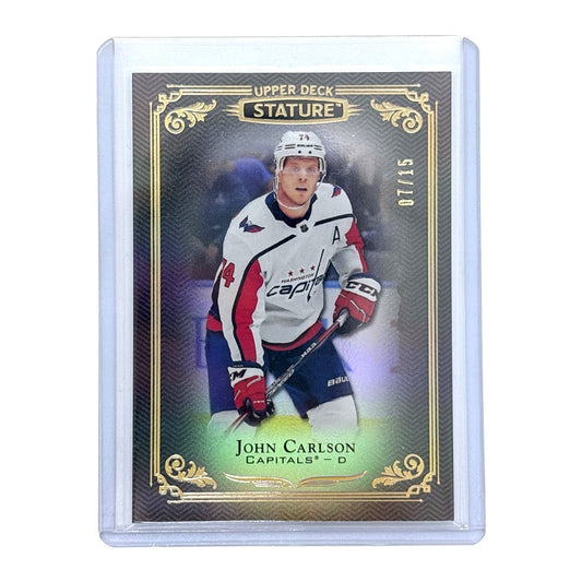UPPER DECK NHLカード STATURE JOHN CARLSON CAPITALS 07/15 #14 中古 IT1