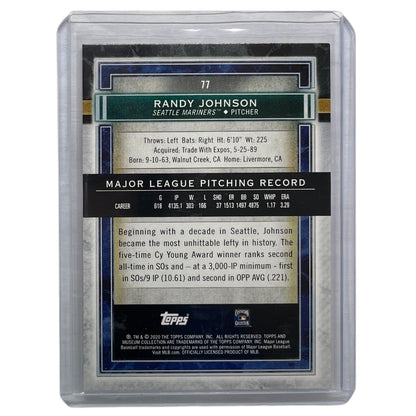 TOPPS MLBカード MUSEUM COLLECTION RANDY JOHNSON SEATTLE MARINERS /50 #77 中古 IT2