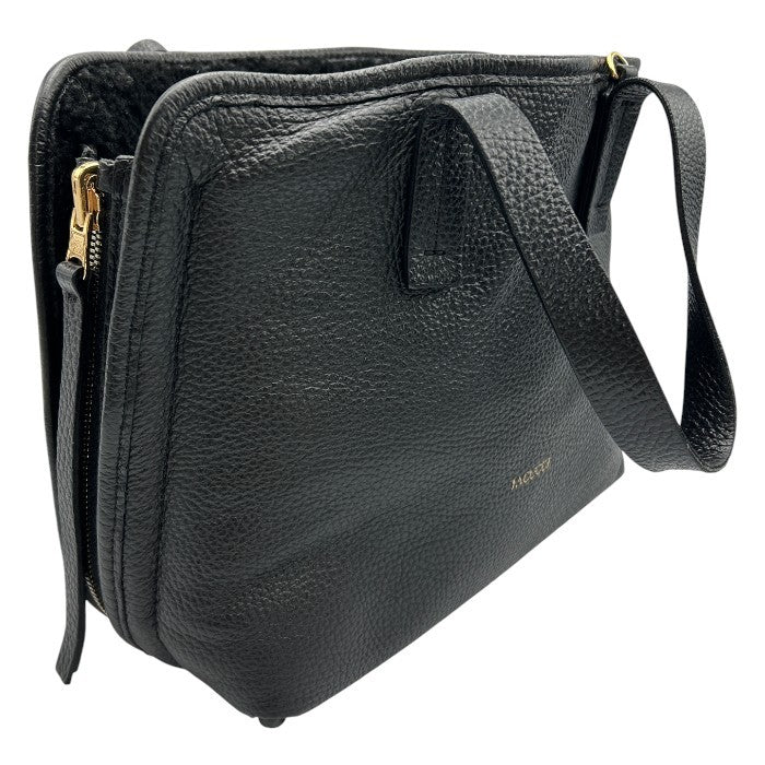IACUCCI イアクッチ リバーシブル バッグ ブラック 鞄 レディース レザー 本革 ボア 中古 W４