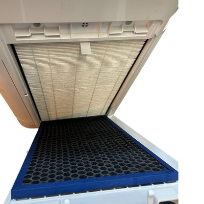 【中古】 シャープ 加湿 空気清浄機 KC-R50-W プラズマクラスター 7000 23畳 ホワイト タンク容量 約2.5L/加湿量500mL SHARP 家電 集じん 脱臭 W４