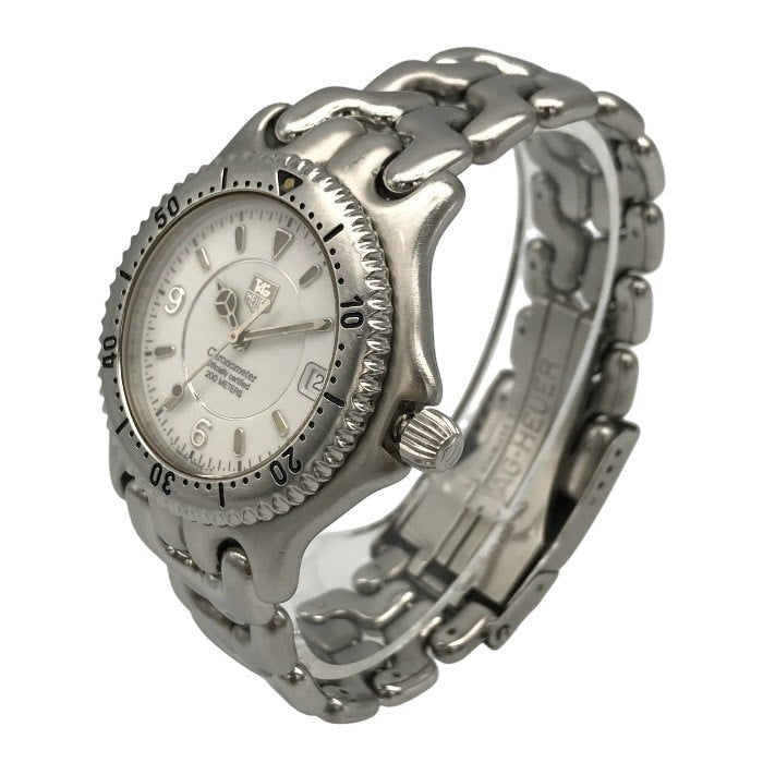 TAG HEUER タグホイヤー 腕時計 メンズ セル 自動巻き デイト 回転ベゼル SS シルバー WG5113-P0 中古 T1