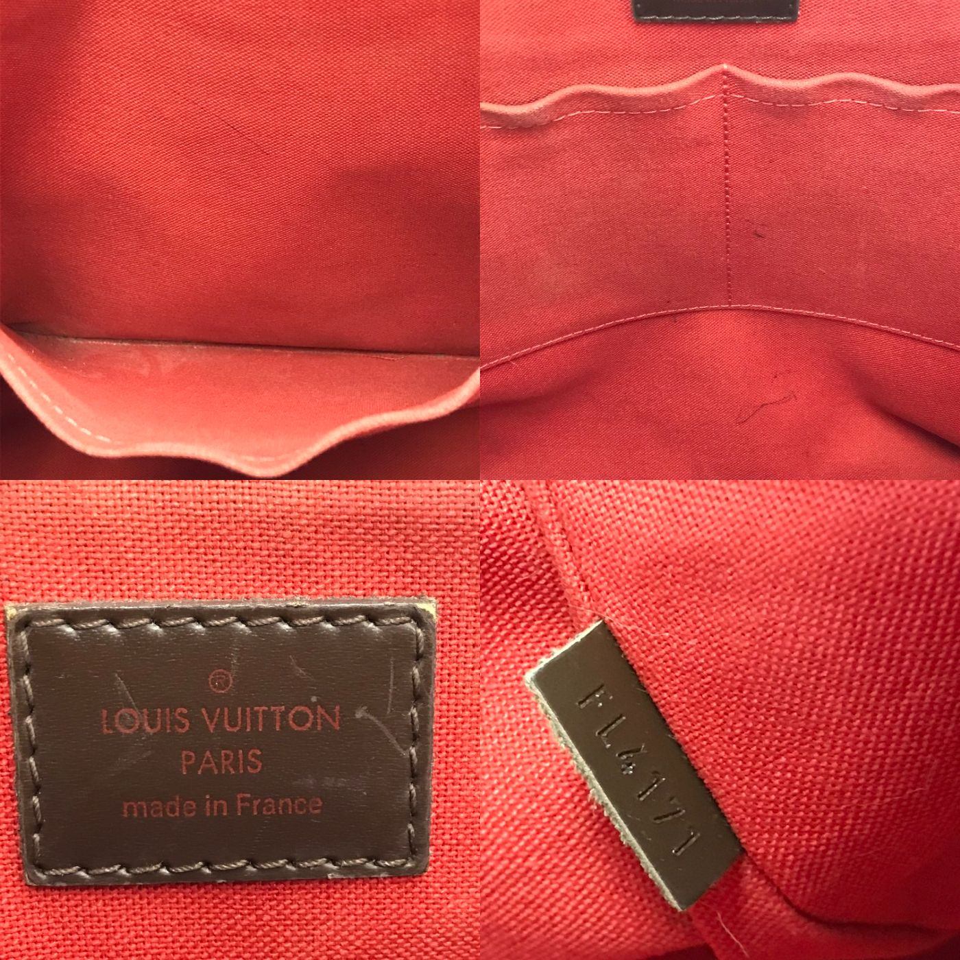 LOUIS VUITTON ルイヴィトン ダミエ ウェストミンスターPM トートバッグ レディース ハンドバッグ ショルダー ブラウン N41102 中古 T1