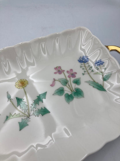 香蘭社 花しらべ トレー サンドイッチトレー 中古 D4