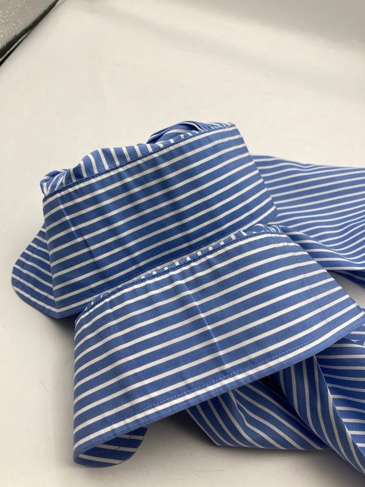 Brooks Brothers 346 ブルックスブラザーズ ボタンダウン ストライプ 長袖シャツ スリムフィット サイズ16 1/2 中古 D4