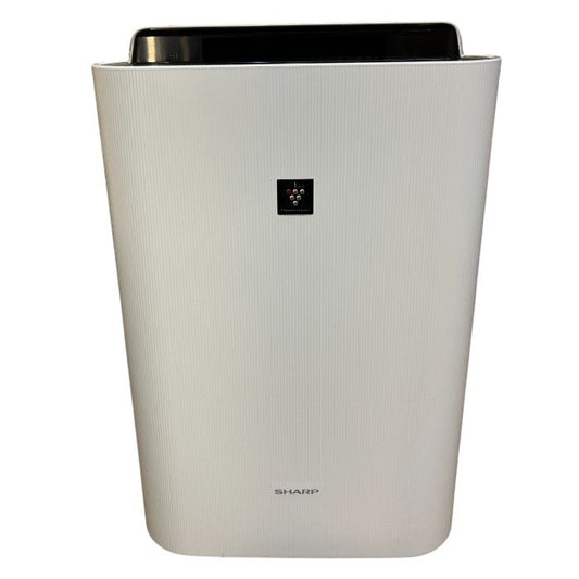 【中古】 シャープ 加湿 空気清浄機 KC-R50-W プラズマクラスター 7000 23畳 ホワイト タンク容量 約2.5L/加湿量500mL SHARP 家電 集じん 脱臭 W４