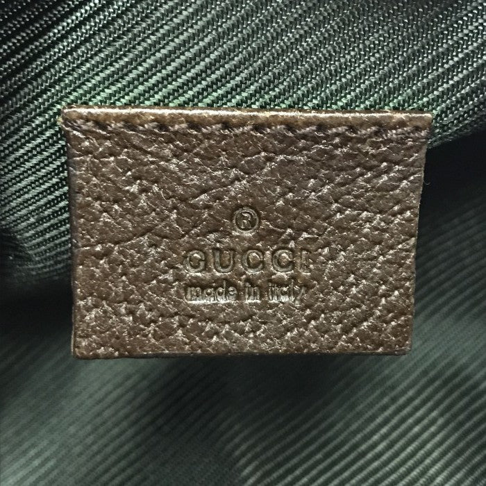 GUCCI グッチ GGキャンバス コスメポーチ レディース 化粧ポーチ 小物入れ ブラウン 29596 中古 T1