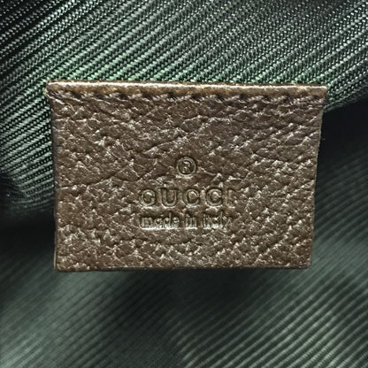 GUCCI グッチ GGキャンバス コスメポーチ レディース 化粧ポーチ 小物入れ ブラウン 29596 中古 T1