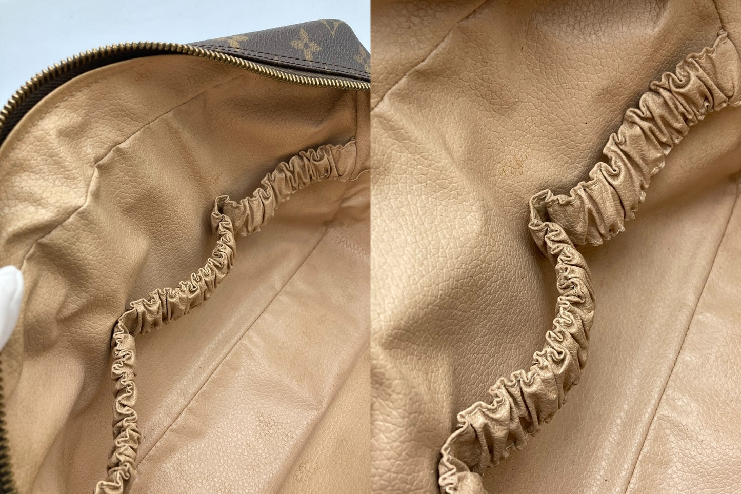 LOUIS VUITTON ルイヴィトン モノグラム トゥルース・トワレット28 ポーチ M47522 中古 D4