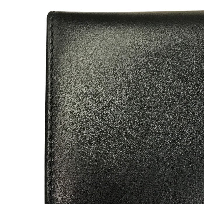dunhill ダンヒル サイドカー 名刺入れ/カードケース メンズ レザー ロゴプレート ビジネス ブラック QD4700A 中古 T1