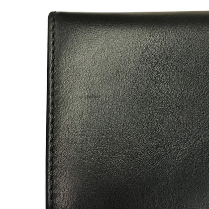 dunhill ダンヒル サイドカー 名刺入れ/カードケース メンズ レザー ロゴプレート ビジネス ブラック QD4700A 中古 T1
