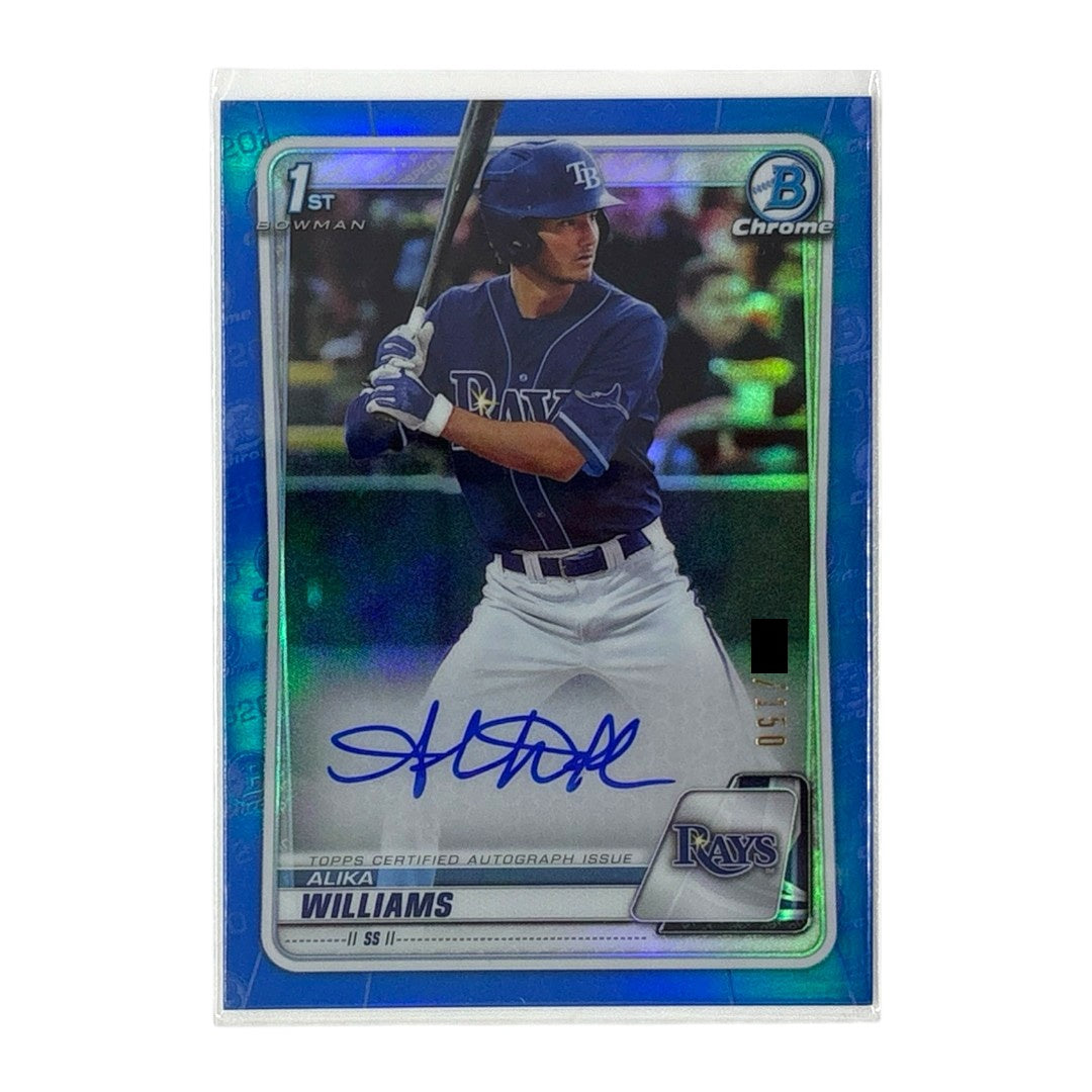TOPPS MLBカード BOWMAN CHROME 1ST ALIKA WILLIAMS TAMPA BAY RAYS /150 #CDA-AW 中古 IT1