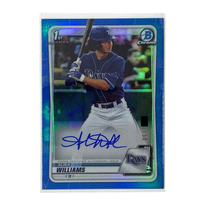 TOPPS MLBカード BOWMAN CHROME 1ST ALIKA WILLIAMS TAMPA BAY RAYS /150 #CDA-AW 中古 IT1