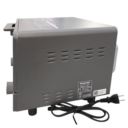 Panasonic  オーブントースター 4枚焼き対応 30分タイマー搭載 グレー NT-T501 中古 Y1
