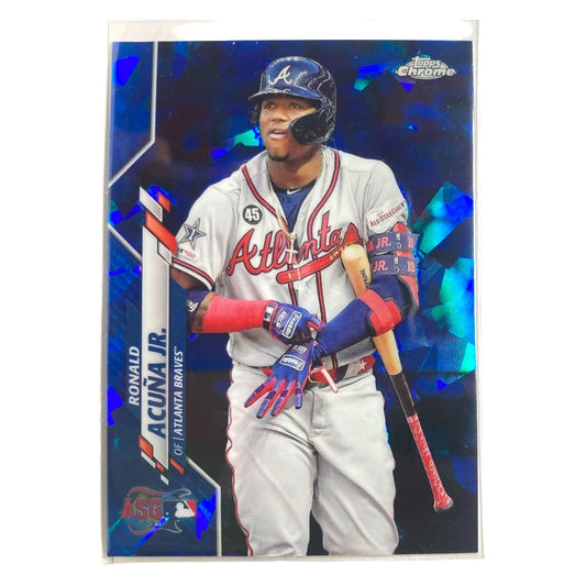 TOPPS MLBカード CHROME RONALD ACUNA JR. BRAVES #U-145 中古 IT2