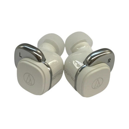 audio-technica オーディオテクニカ 完全ワイヤレスイヤホン ホワイト 小型 軽量 通話 Qi充電 ATH-SQ1TW2 WH 中古 T1
