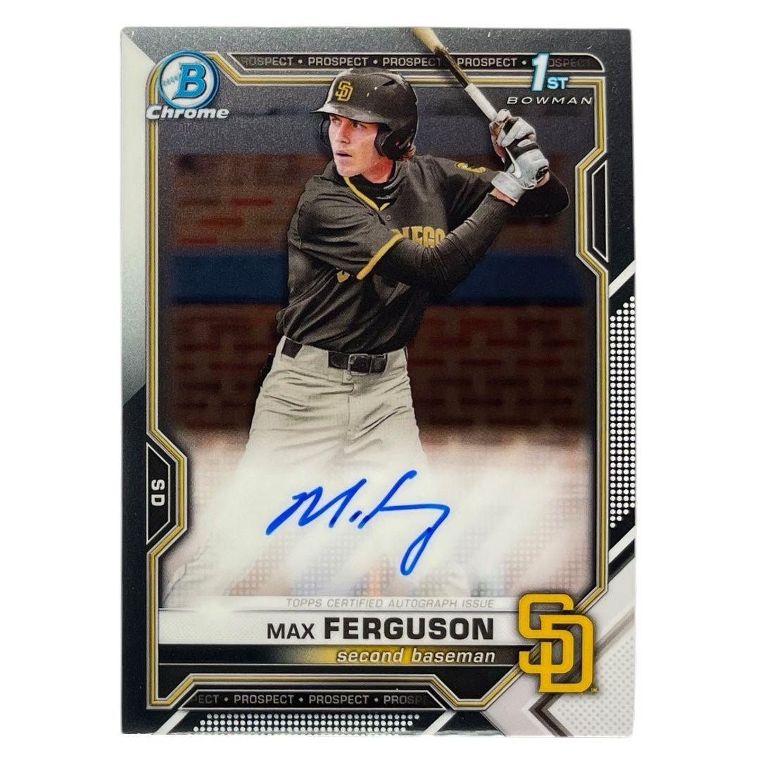 TOPPS MLBカード BOWMAN CHROME 1ST MAX FERGUSON SAN DIEGO PADRES #CDA-MF 中古 IT2