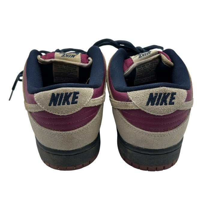 NIKE SB DUNK LOW PRO ナイキエスビー ダンク ロー プロ スニーカー BQ6817-001 バーガンディ/グレー 28cm ナイキ 靴 シューズ メンズ 希少 中古 W４