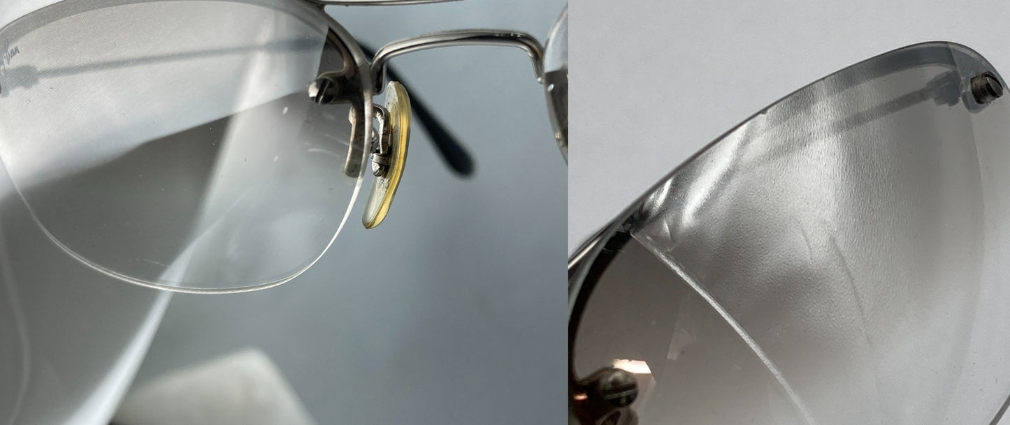 Ray Ban レイバン サングラス TOP PANDE RB3182 メンズ 中古 D4