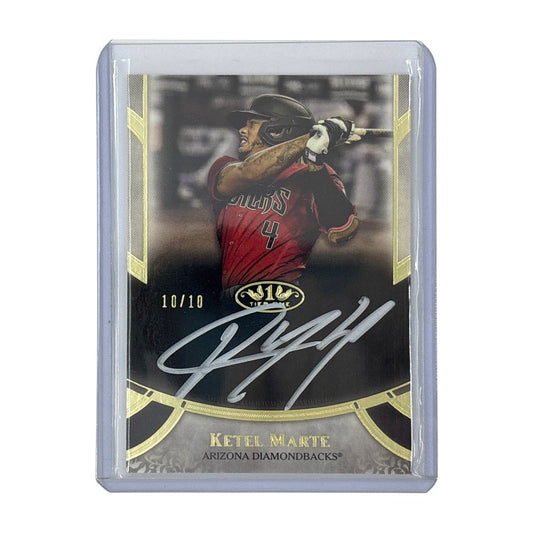 TOPPS MLBカード TIER ONE KETEL MARTE ARIZONA DIAMONDBACKS 10/10 #PPA-KM 中古 IT1