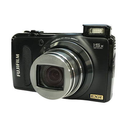 FUJIFILM 富士フイルム FinePix コンパクトデジタルカメラ ブラック 光学15倍ズーム フジフィルム ファインピックス F300EXR 中古 T1